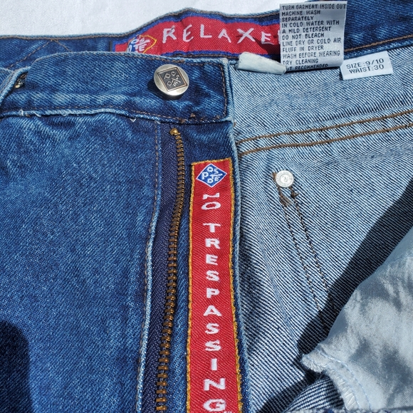 Vintage Posted Relaxed Denim Jeans - Picture 4 of 10